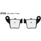 Zadní brzdové destičky Nissin Honda CRF 450 Efi 2009 - 2012 směs ST