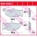Zadní brzdové destičky TRW / Lucas Suzuki GSX 1300 BK B-King 2007 - 2010 směs SH