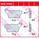Zadní brzdové destičky TRW / Lucas Honda CBR 600 RR 2007 - 2008 směs SH
