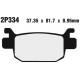 Rear brake pads Nissin Honda SH 300 i 2007 -  type ST