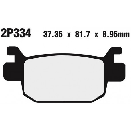 Rear brake pads Nissin Honda SH 300 i 2007 -  type ST