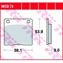 Bremsbeläge hinten TRW / Lucas Suzuki GS 650 G 1981 - 1983