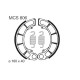 Rear brake pads TRW / Lucas Honda VT 750 C, C2 Shadow 1997 - 2003
