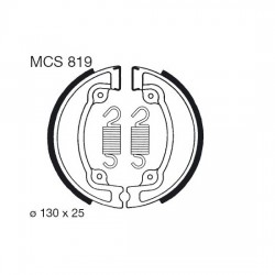 Rear brake pads TRW / Lucas Honda CN 250  1993 - 