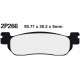 Front brake pads Nissin Yamaha XT 250 2008 -  type NS