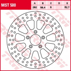 Vorne Bremsscheibe TRW / Lucas Harley-Davidson XLH 883 SportsterHugger 2000 - 2003