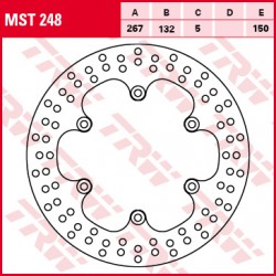 Zadní brzdový kotouč TRW / Lucas Yamaha XJ 900 SDiversion 1994 - 2003
