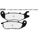 Front brake pads Nissin Honda MSX 125 2014 -  type NS