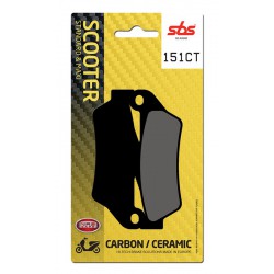 Přední brzdové destičky SBS Suzuki UH 125 Burgman 2002 - 2006 směs CT