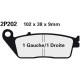 Přední brzdové destičky Nissin Honda CBR 600 F3 1995 - 1998 směs NS