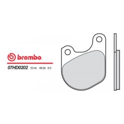 Vorne bremsbeläge Brembo Harley-Davidson 1000 XR 1985 -  typ 02
