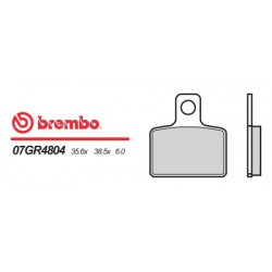 Přední brzdové destičky Brembo Husqvarna 50 CR SENIOR 2006 -  směs 04