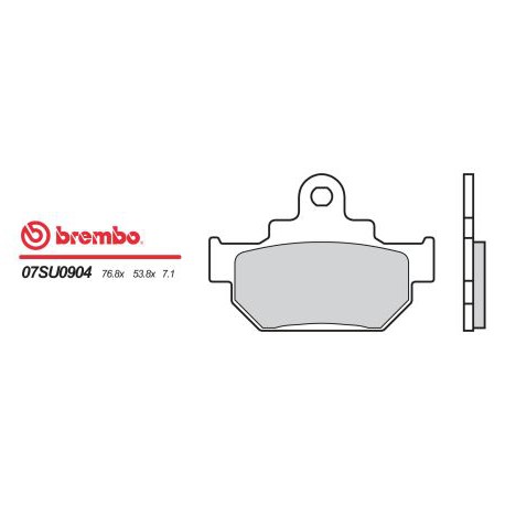 Vorne bremsbeläge Brembo Suzuki 650 LS 1986 -  typ 04