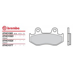 Přední brzdové destičky Brembo Honda 200 ATC R 1985 -  směs 05