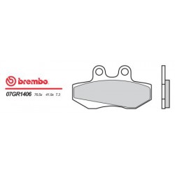 Přední brzdové destičky Brembo Rieju 50 SPIKE 2002 -  směs 06