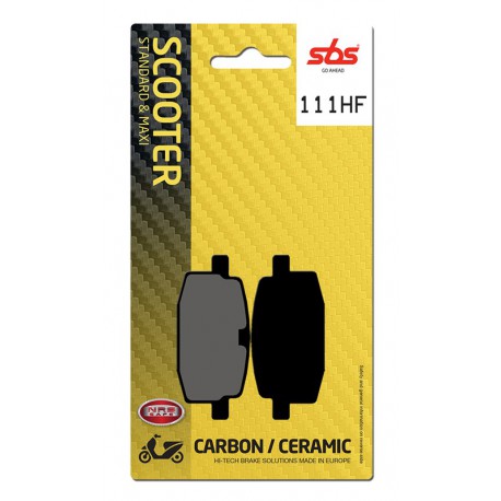 Přední brzdové destičky SBS Peugeot  50 V-Clic 2008 - 2013 směs HF