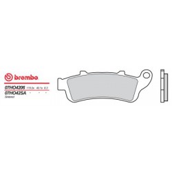 Přední brzdové destičky Brembo Honda 1800 VTX 2001 -  směs 06