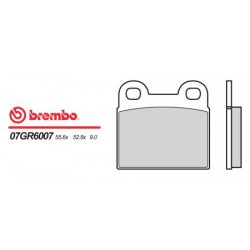 Přední brzdové destičky Brembo BMW 450 R 45 1978 - 1980 směs 07