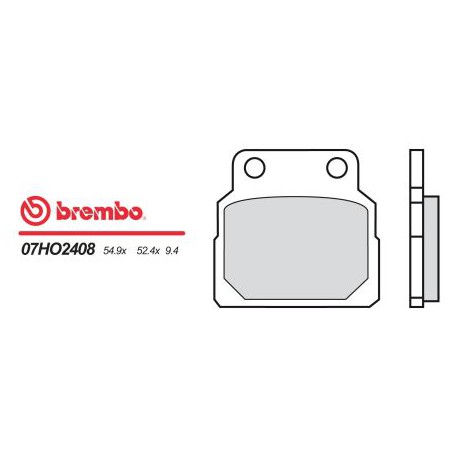 Přední brzdové destičky Brembo Honda 450 CB N 1986 -  směs 08