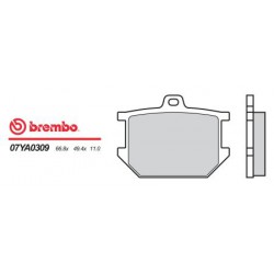 Přední brzdové destičky Brembo Yamaha 650 XS SPECIAL 1979 -  směs 09