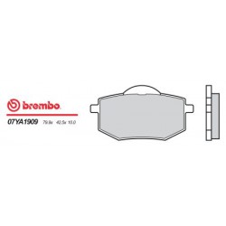 Přední brzdové destičky Brembo Yamaha 535 XV VIRAGO 1988 - 1995 směs 09