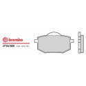 Přední brzdové destičky Brembo Yamaha 535 XV VIRAGO 1988 - 1995 směs 09
