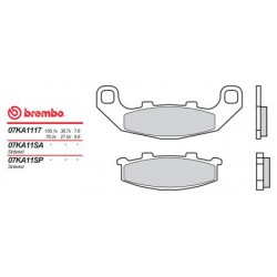 Přední brzdové destičky Brembo Kawasaki 500 EX E1-E3 1994 - 1996 směs 17