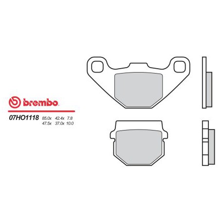 Přední brzdové destičky Brembo HM 50 CRE BAJA 1997 -  směs 18