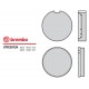 Přední brzdové destičky Brembo Suzuki 380 GT A, B, K, L, M 1973 - 1977 směs 24