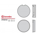 Přední brzdové destičky Brembo Suzuki 380 GT A, B, K, L, M 1973 - 1977 směs 24