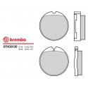 Přední brzdové destičky Brembo Honda 550 CB K2, K3 1974 - 1978 směs 30