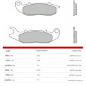 Přední brzdové destičky Brembo Rieju 50 MRT 2011 -  směs CC