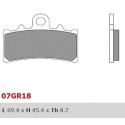 Predné brzdové doštičky / obloženie Brembo KTM 390 DUKE 2013 - 2014 směs CC