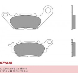 Vorne bremsbeläge Brembo Yamaha 150 YZF R15 2014 -  typ CC