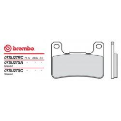 Přední brzdové destičky Brembo Suzuki 1300 GSX R HAYABUSA 2008 - 2012 směs LA