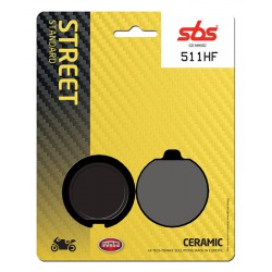 Přední brzdové destičky SBS Suzuki GS 750 D 1977 - 1979 směs HF