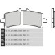 Přední brzdové destičky Brembo MV Agusta 675 F3 RC 2016 -  směs LA