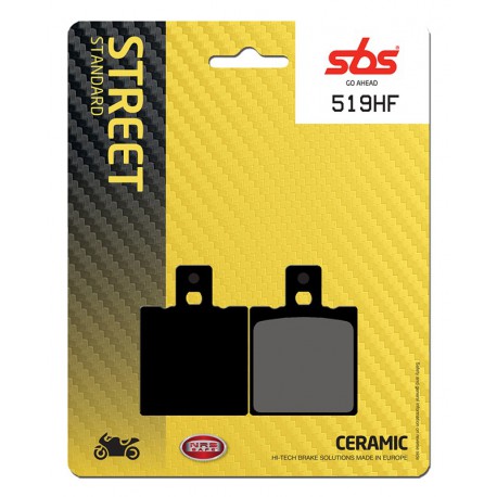 Přední brzdové destičky SBS KTM GXE 50  1987 - 1988 směs HF