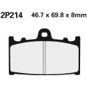 Front brake pads Nissin Kawasaki VN 1700 Voyager 2009 -  type NS