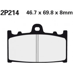 Přední brzdové destičky Nissin Suzuki RGV 250 Gamma, M 1991 - 1992 směs NS