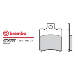 Front brake pads Brembo Piaggio 100 FREE 2002 -  type OEM