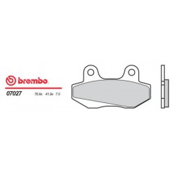 Front brake pads Brembo Kymco 100 SPIKE 2002 -  type OEM