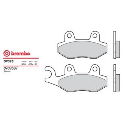 Front brake pads Brembo Kymco 300 PEOPLE SI right caliper 2008 -  type OEM