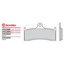 Přední brzdové destičky Brembo MV Agusta 1000 F4 CORSE 2005 -  směs RC