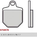Přední brzdové destičky Brembo HM 250 CRM X SUPERMOTARD 2007 -  směs RC
