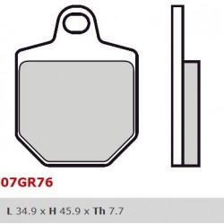 Front brake pads Brembo HM 450 CRM X SUPERMOTARD 2007 -  type RC