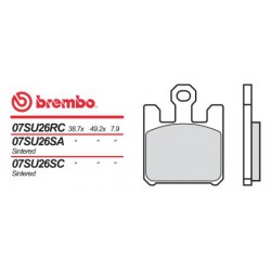Přední brzdové destičky Brembo Kawasaki 636 ZX-6RR 2003 - 2004 směs RC