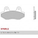Přední brzdové destičky Brembo Italjet 125 TORPEDO 2008 -  směs SA