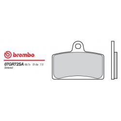 Vorne bremsbeläge Brembo Peugeot 50 XR7 2008 -  typ SA