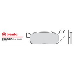 Přední brzdové destičky Brembo Harley-Davidson 1200 XL N NIGHTSTER 2007 -  směs SA